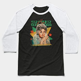 VINTAGE POP RETRO -Bea Arthur Golden Girls-  STYLE 70S Baseball T-Shirt